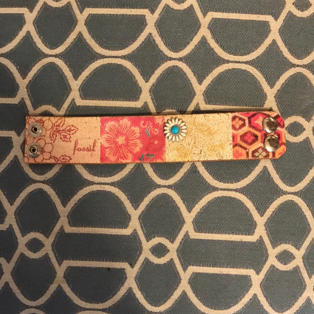 Unique leather bracelet
